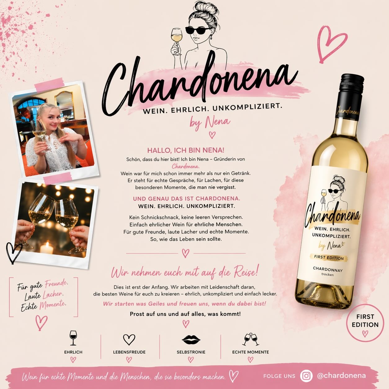 Hallo, ich bin Nena – Chardonena First Edition